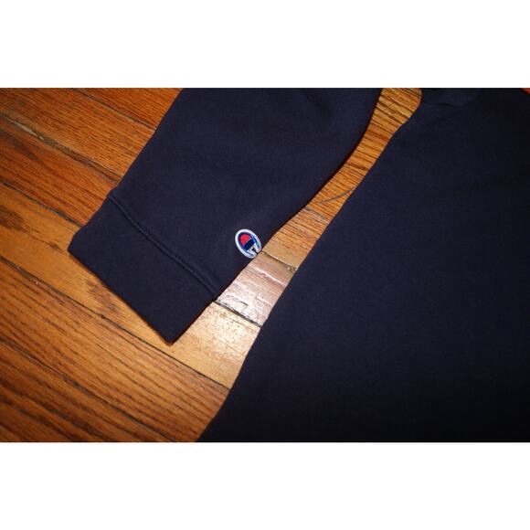 VTG Y2K ILLINOIS FIGHTING ILLINI Large Champion Sweatshirt White Blue Nice! - Picture 5 of 9